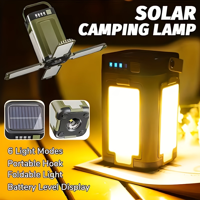 Camping Tent - Solar Outdoor Portable Camping Light Solar