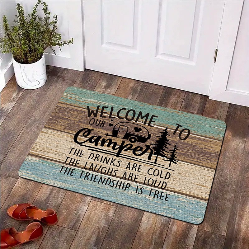 Outdoor Camping Quotes - Rustic Camper Quote Style Multi Tone