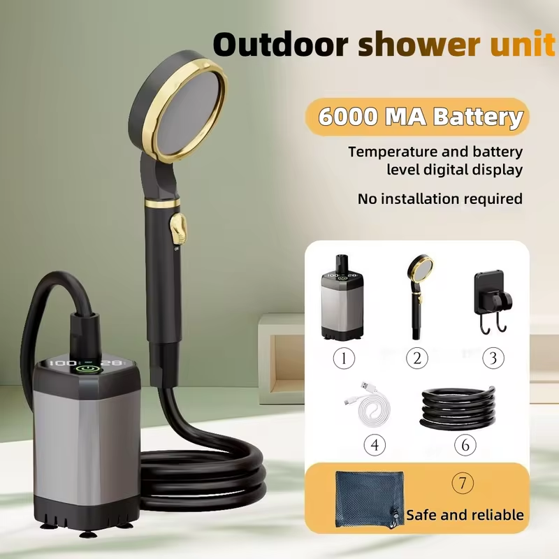 Outdoor Camping Showers - Portable Outdoor Electric Shower Unit Camping