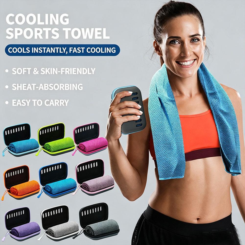 Camp Towel Microfiber - Cooling Towel With EVA Case Portable