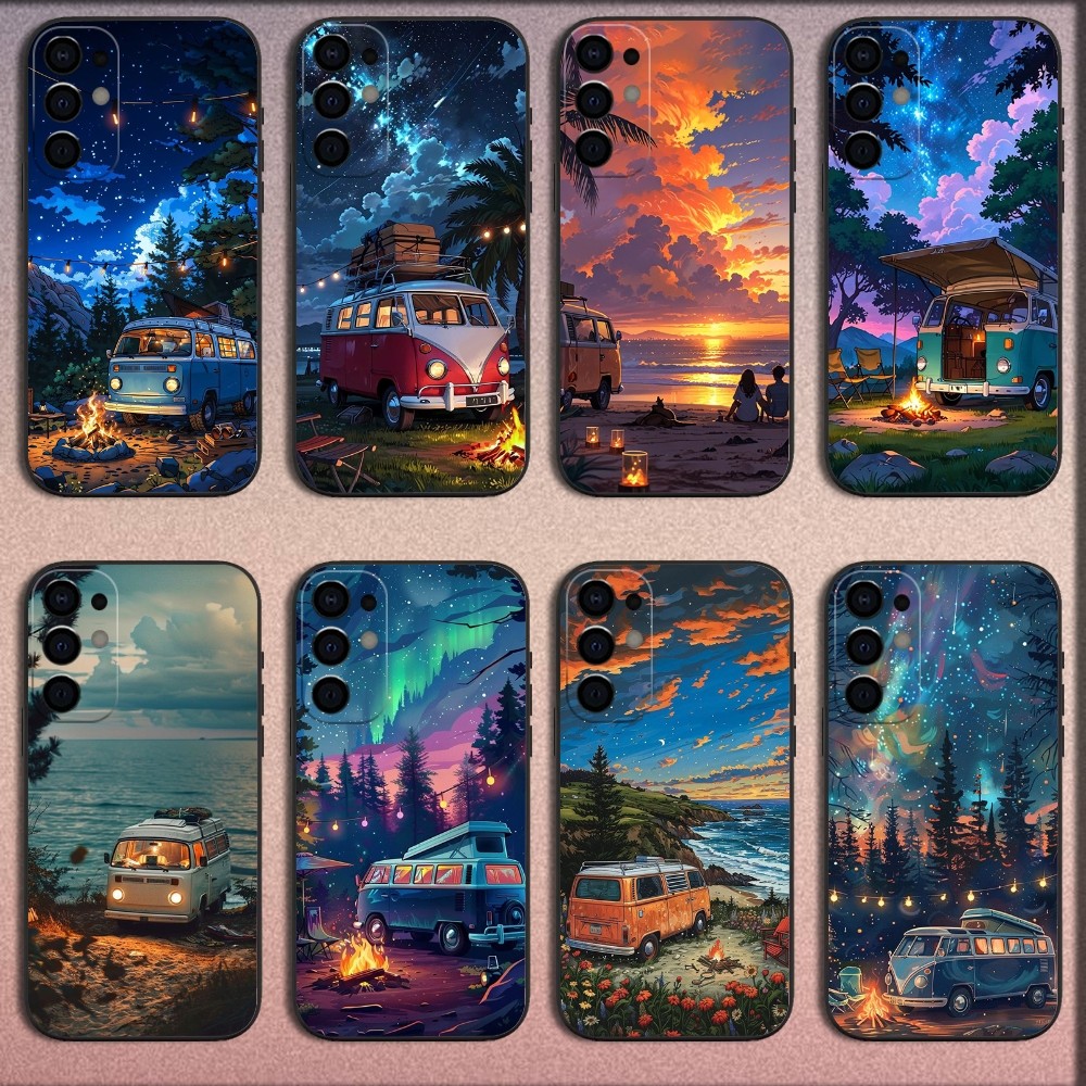 Outdoor Camping Quotes - Combi Van Car Outdoor Camping Phone