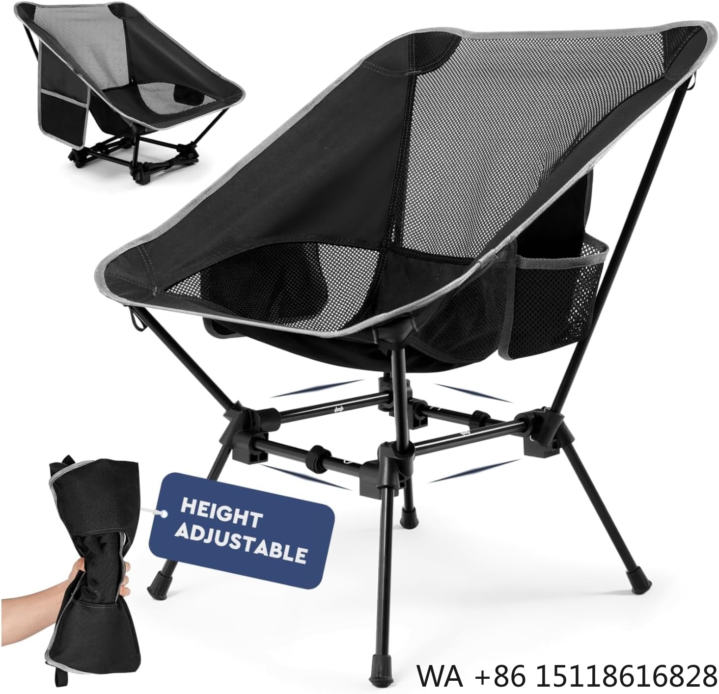 Outdoor Camping Recliner - Lightweight Camping Chair,Camping Chair for Adults,