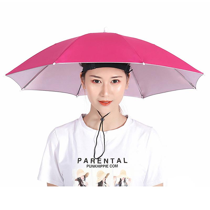 Outdoor Camping Hat - Portable Fishing Umbrella Hat Anti-Rain &