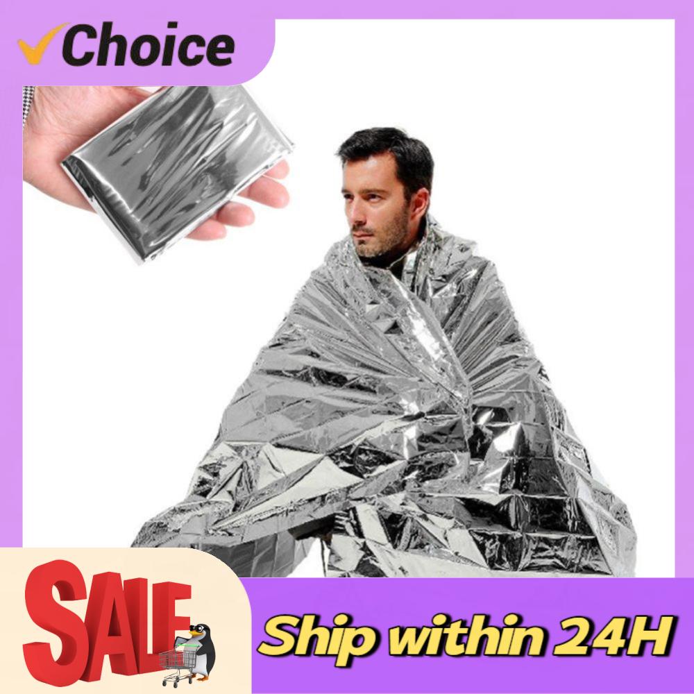 Emergency Mylar Blanket - 130x210cm Foil Mylar Thermal Blanket Retain