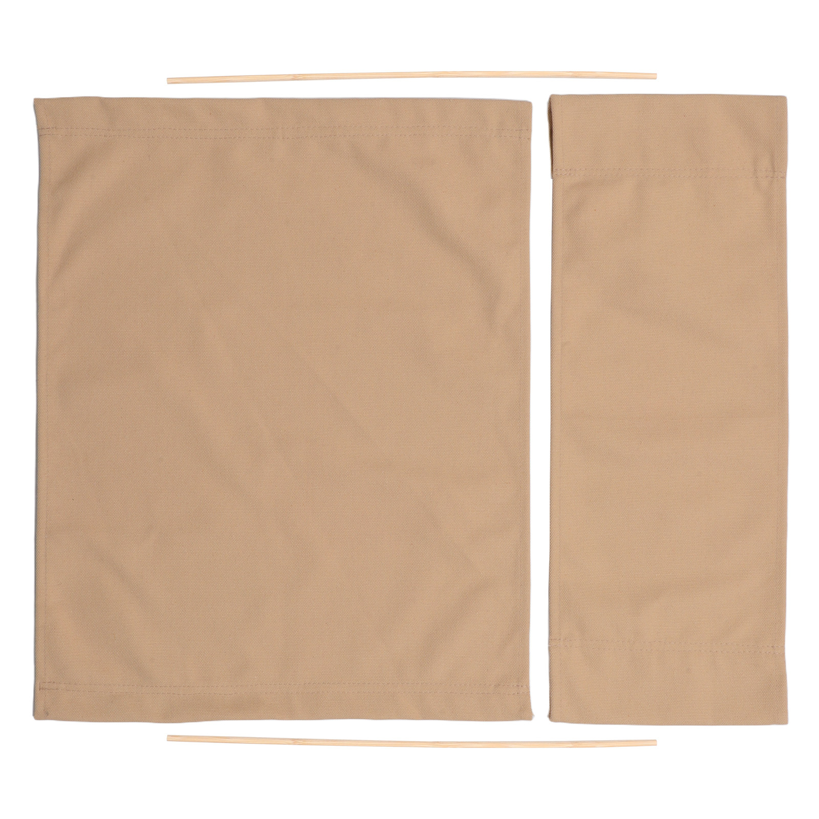 Outdoor Camping Chairs - 1Set Director Chair Replacement Canvas Natural