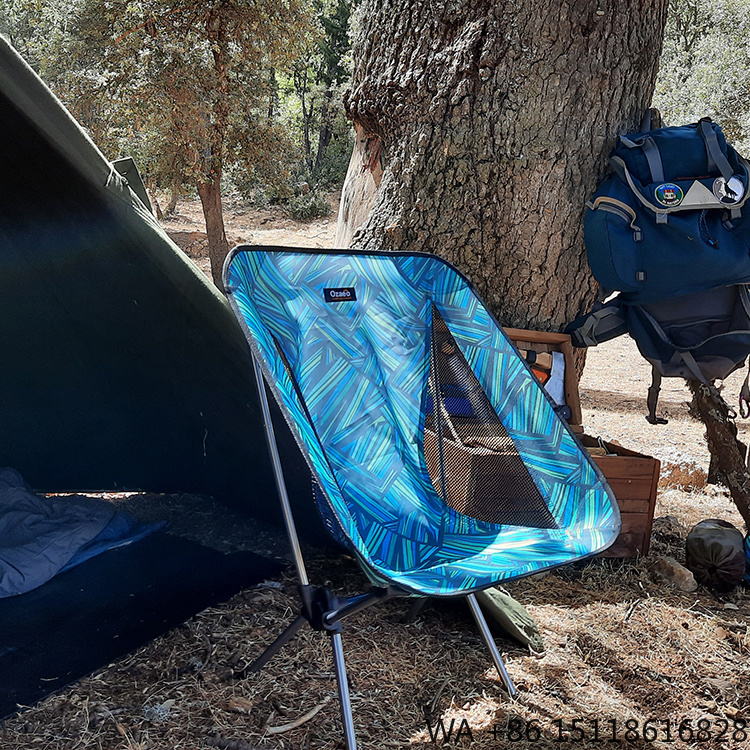 Outdoor Camping Recliner - Portable Folding Camping Chair Lightweight Moon