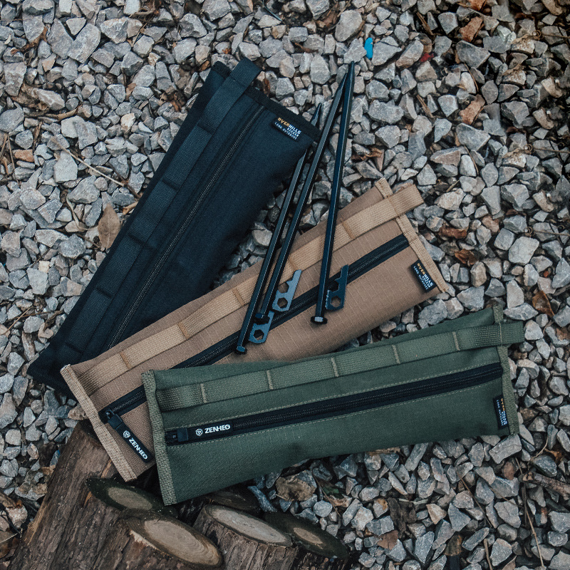 Outdoor Camping Bin - 350*115mm multifunction strip sundry storage bag