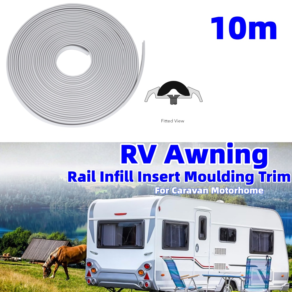 Camping Tent - 10m RV Awning Rail Infill Insert
