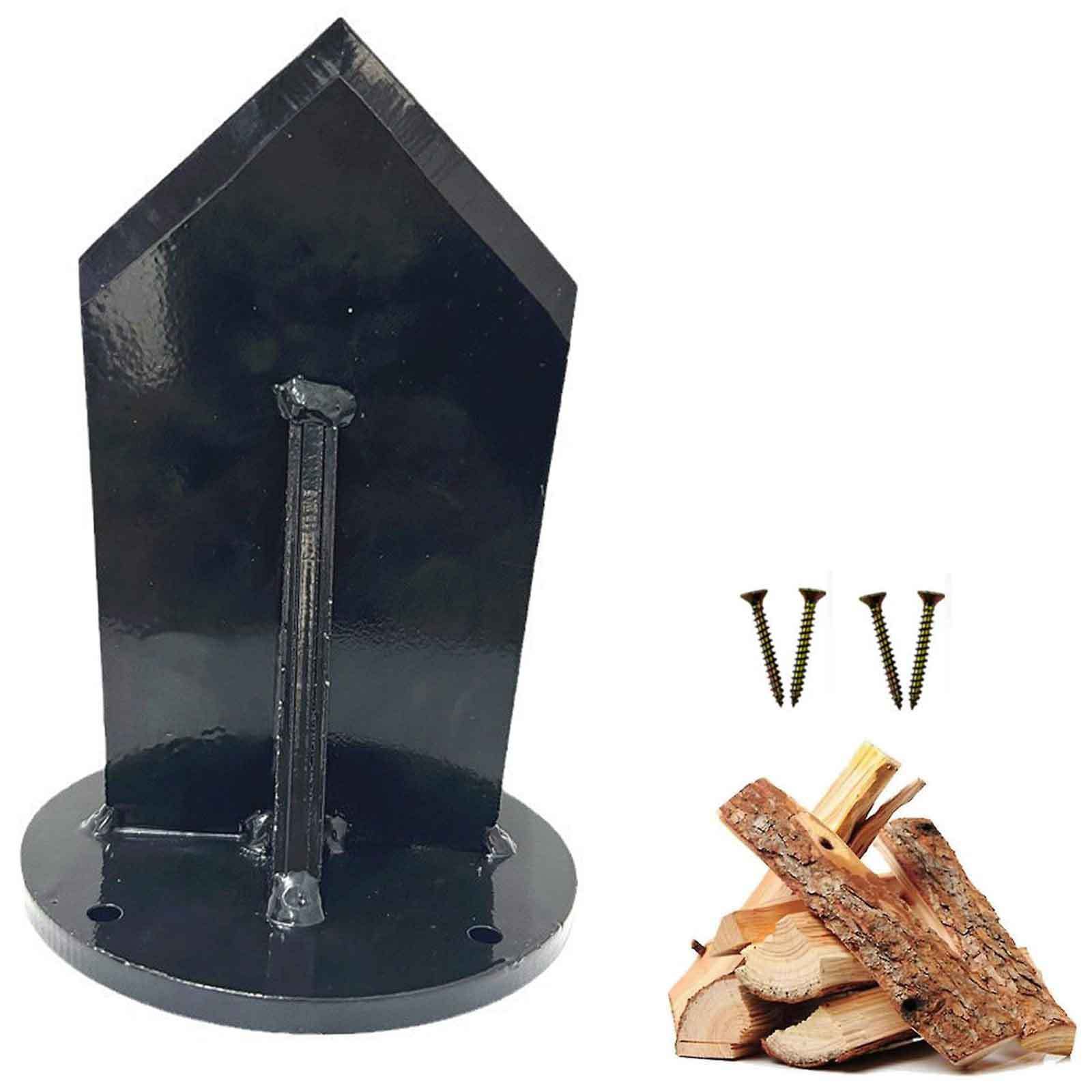 Outdoor Camping Fireplace - Carbon Steel Vertical Firewood Splitter Safe