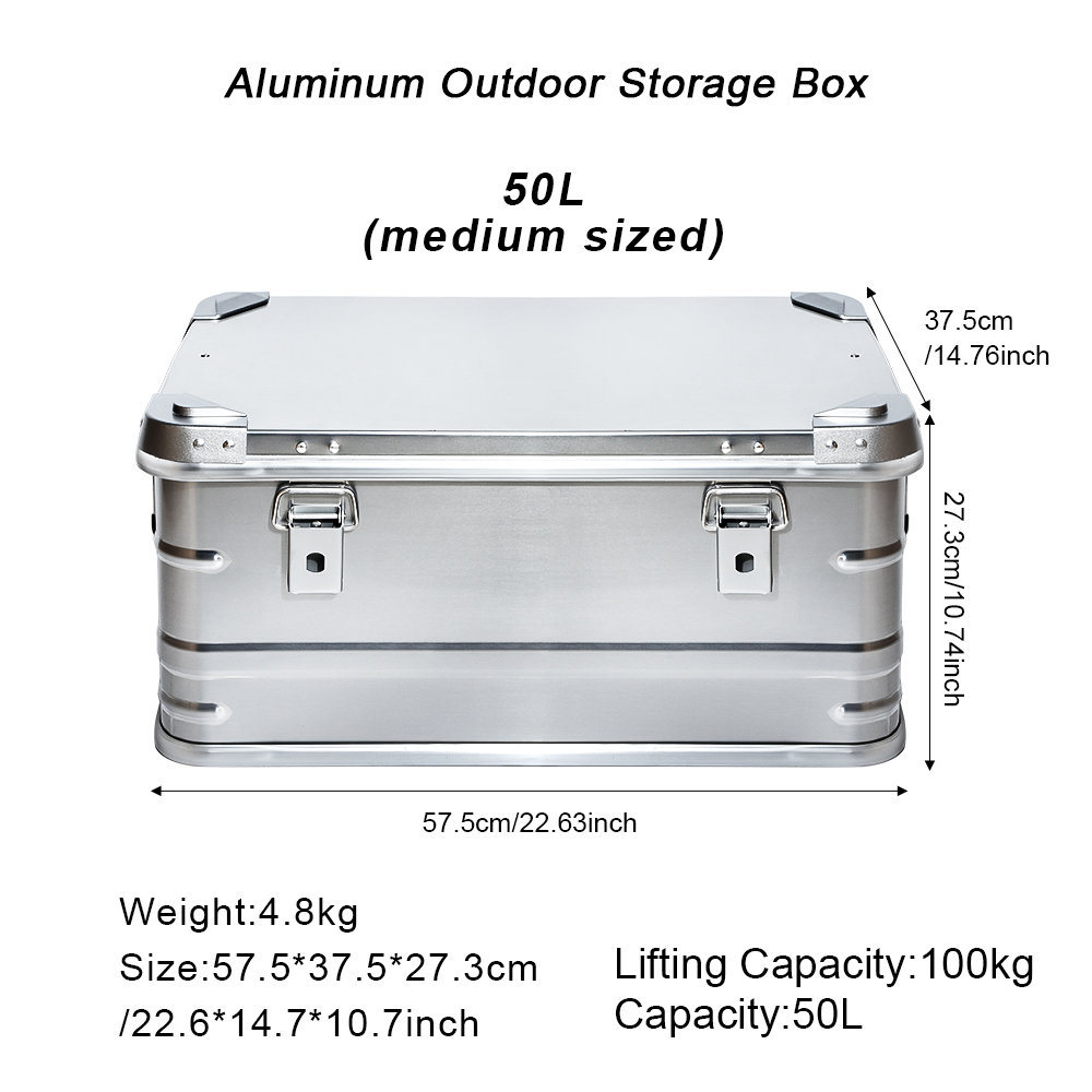 80L Outdoor Aluminum Alloy Sto - огляд і ціна Outdoor Camping Bin