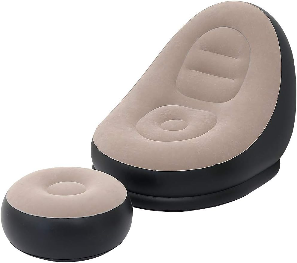 2Pcs Lazy Sofa Inflatable Chai - огляд і ціна Outdoor Camping Recliner