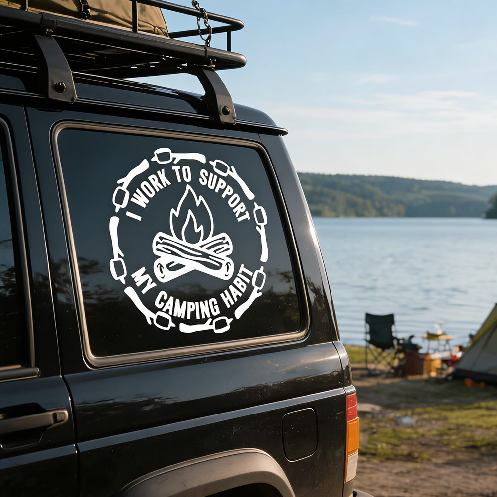 Funny Camping Quote Car Sticke - огляд і ціна Outdoor Camping Quotes