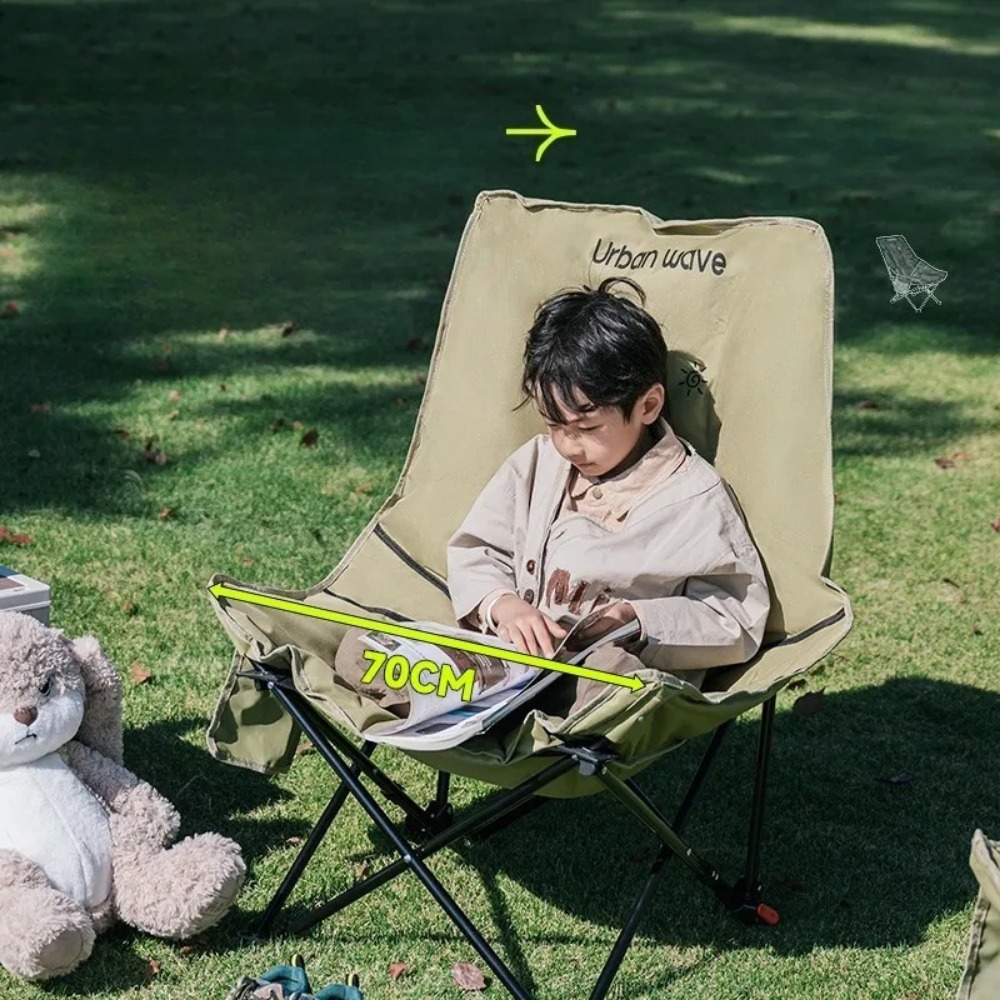 High-back Portable Moon Foldin - огляд і ціна Outdoor Camping Recliner