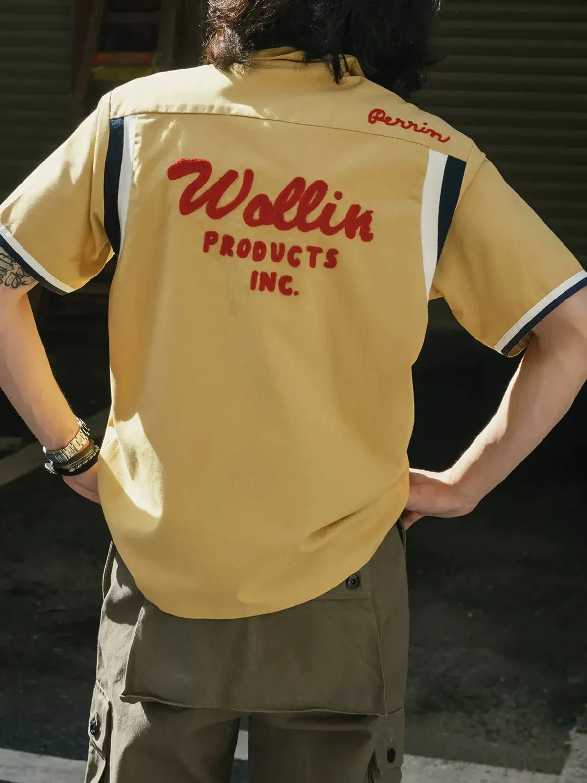 Non Stock Retro Bowling Shirt  - огляд і ціна Outdoor Camping Rocker