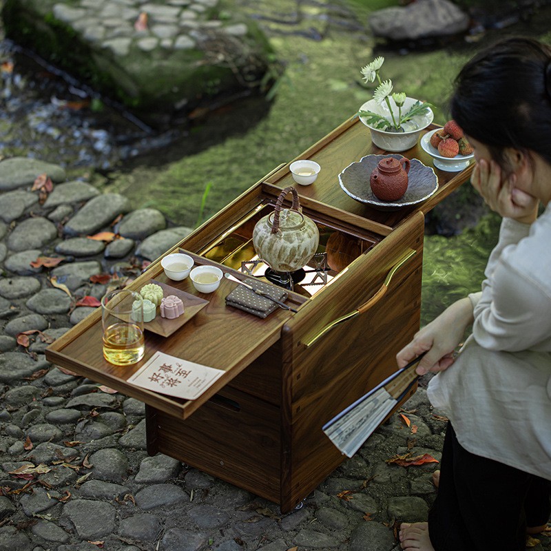 Walnut fireplace tea making ca - огляд і ціна Outdoor Camping Fireplace