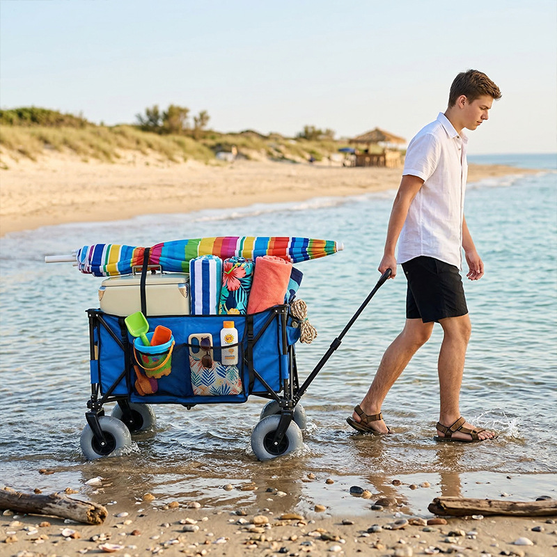 Foldable Metal Beach Wagon Qui - огляд і ціна Outdoor Camping Set