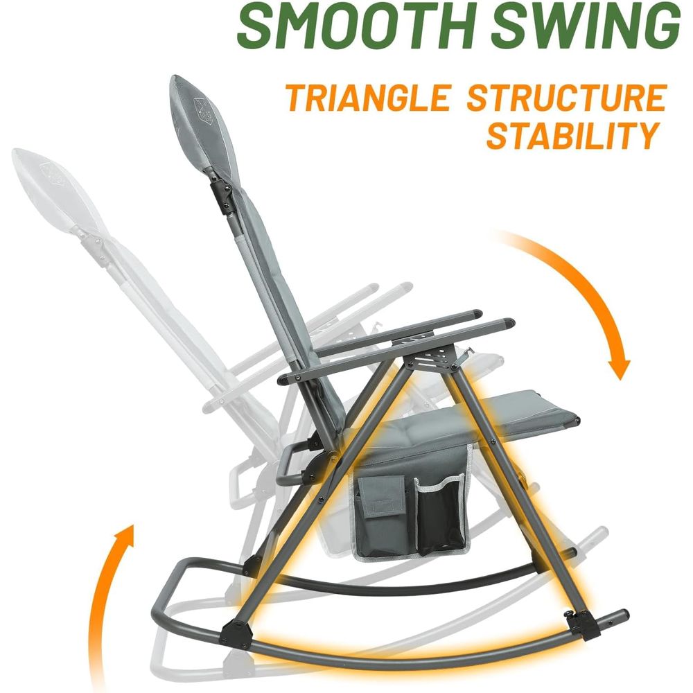 Oversized olding Rocking Campi - огляд і ціна Outdoor Camping Rocker