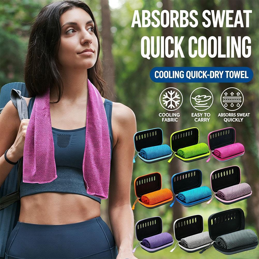 Cooling Towel With EVA Case Po - огляд і ціна Camp Towel Microfiber