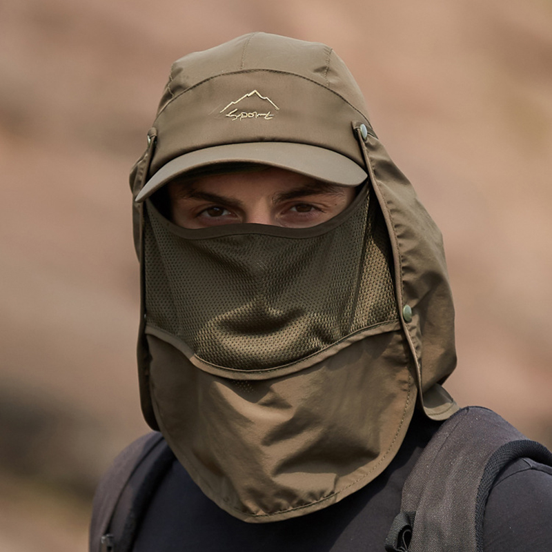 Multifunction Foldable Quick D - огляд і ціна Camping Outdoor Quick Drying Sun Neck Protection Cap Hat