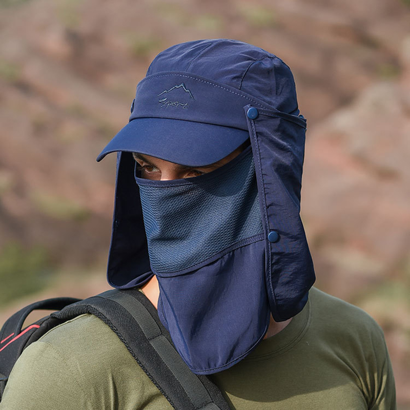 Multifunction Foldable Quick D - огляд і ціна Camping Outdoor Quick Drying Sun Neck Protection Cap Hat