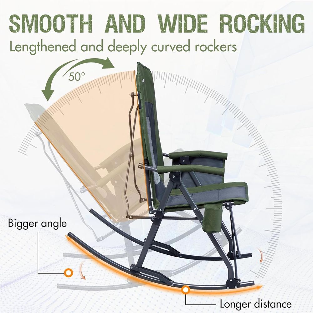 Oversized olding Rocking Campi - огляд і ціна Outdoor Camping Rocker
