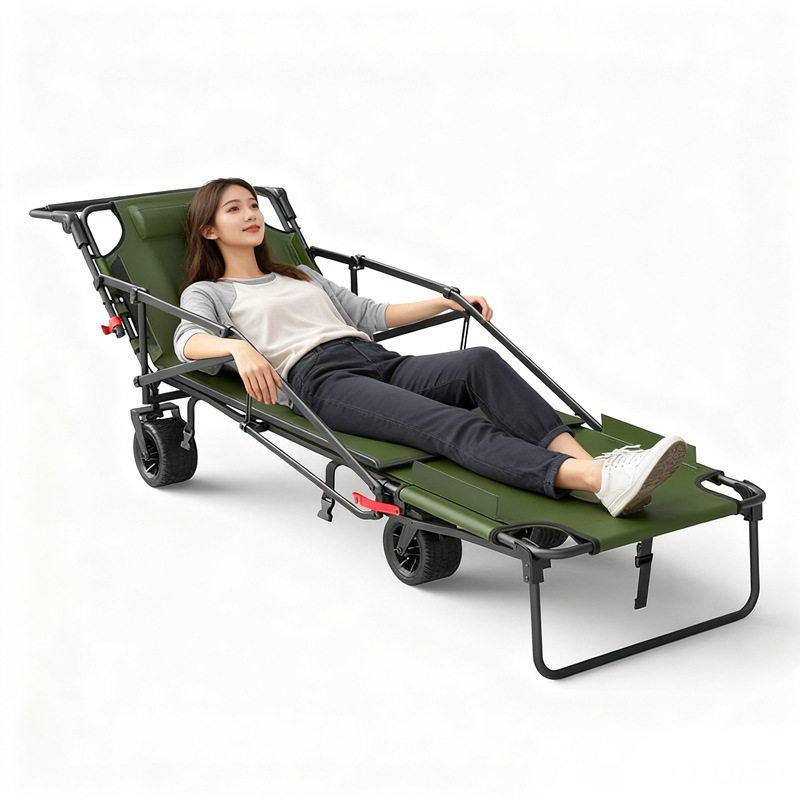 Foldable Camping Wagon with Ta - огляд і ціна Outdoor Camping Recliner