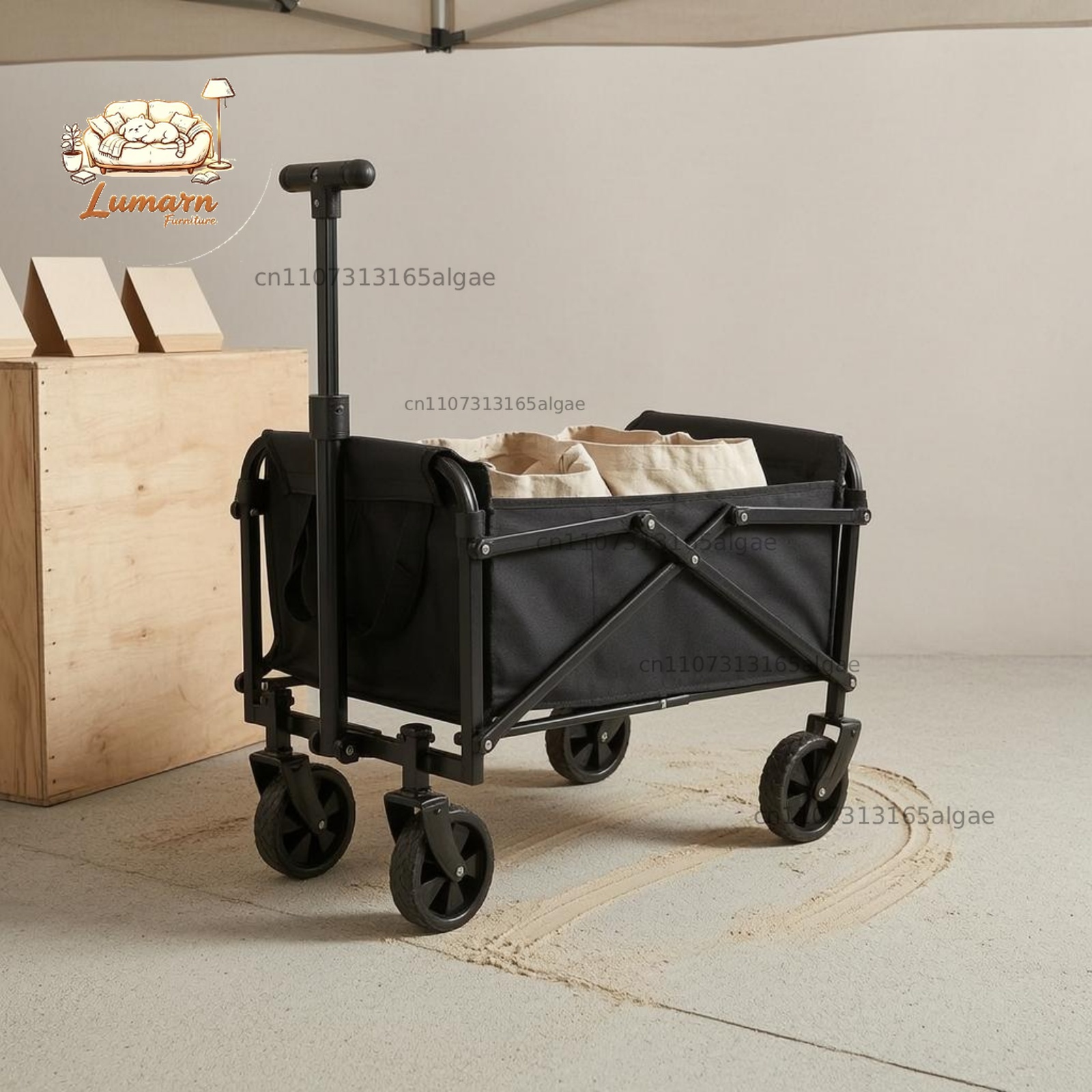 Foldable Camping Wagon Carbon  - огляд і ціна Jinli Outdoor Camping