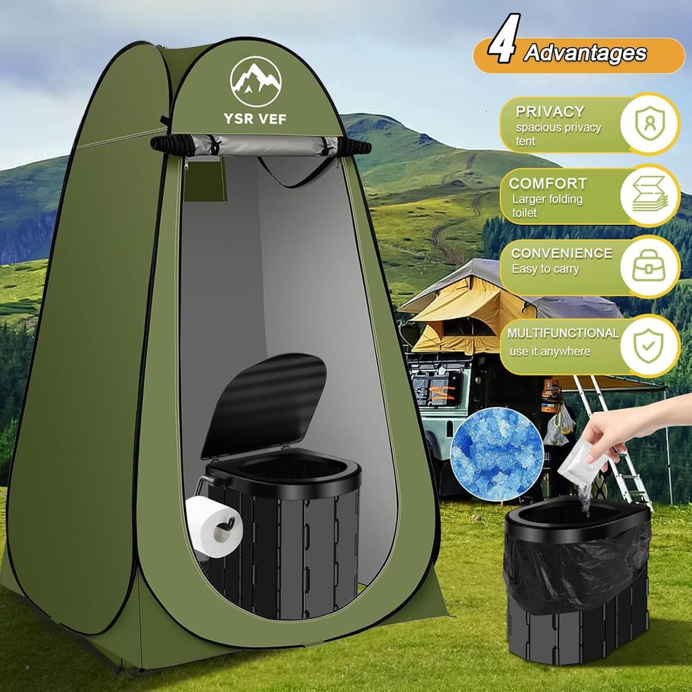 Portable Toilet Kit, Camping T - огляд і ціна Camping Tent