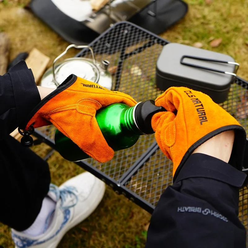 Heat Resistant BBQ Gloves Cowh - огляд і ціна Outdoor Camping Grill