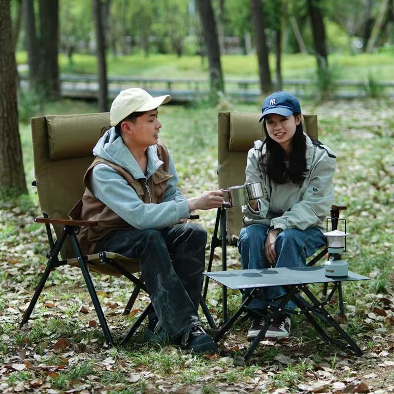 Folding High Back Beach Campin - огляд і ціна Outdoor Camping Recliner