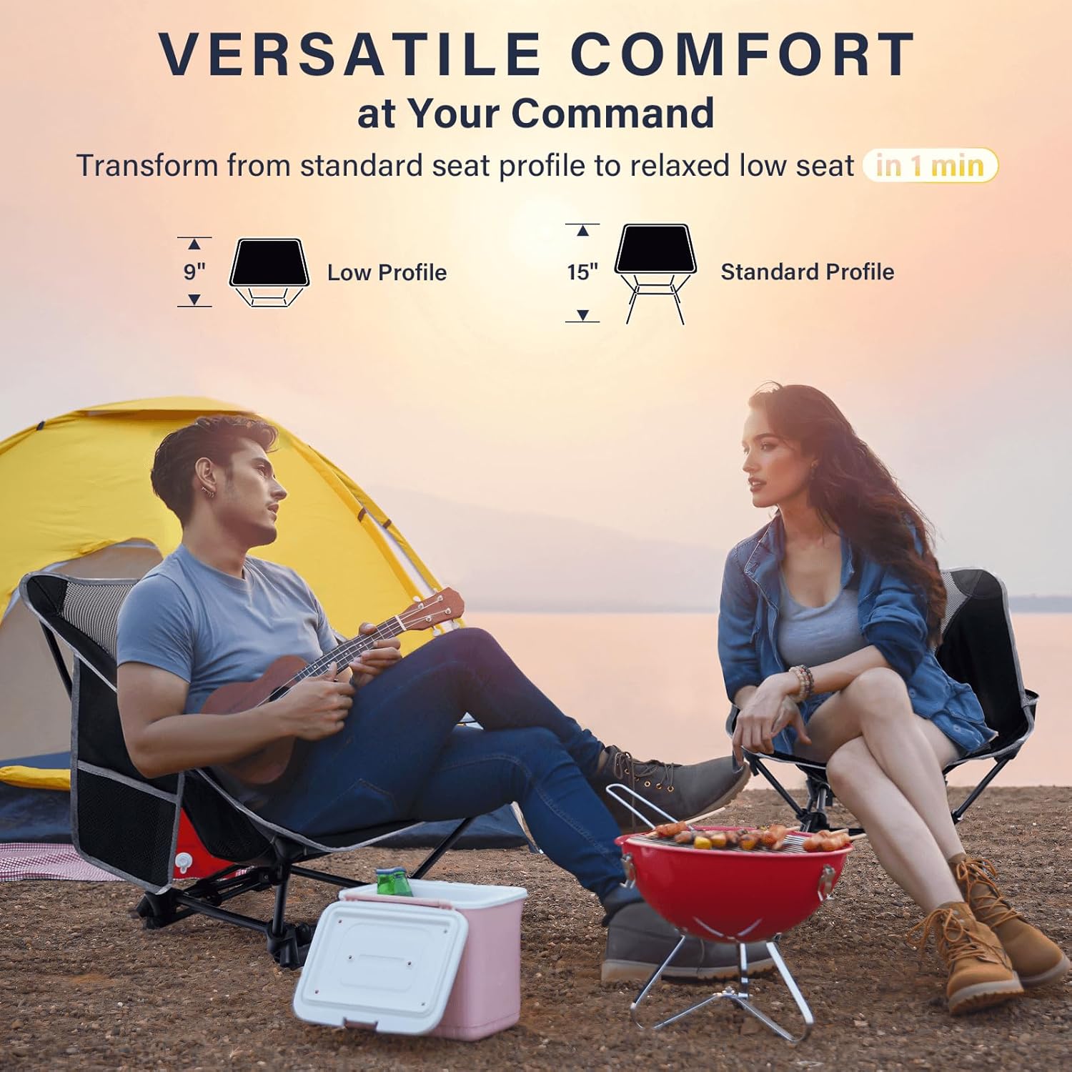Lightweight Camping Chair,Camp - огляд і ціна Outdoor Camping Recliner