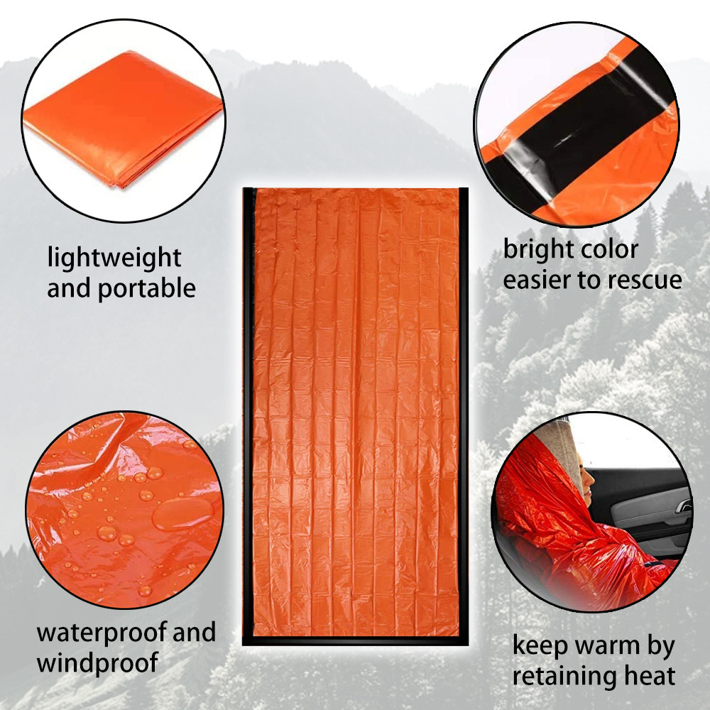 Waterproof Reusable Thermal My - огляд і ціна Emergency Mylar Blanket