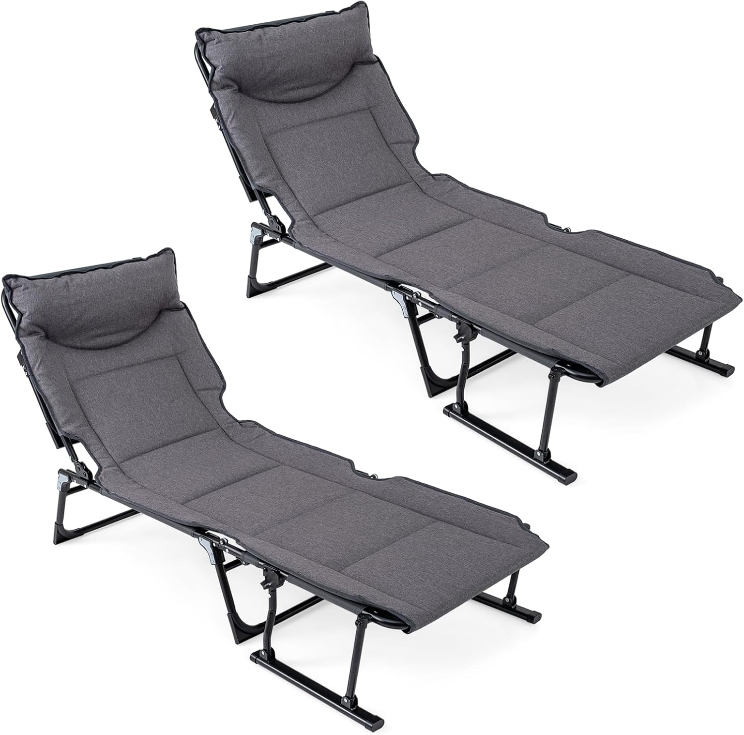 Folding Patio Lounge Chair Set - огляд і ціна Outdoor Camping Recliner