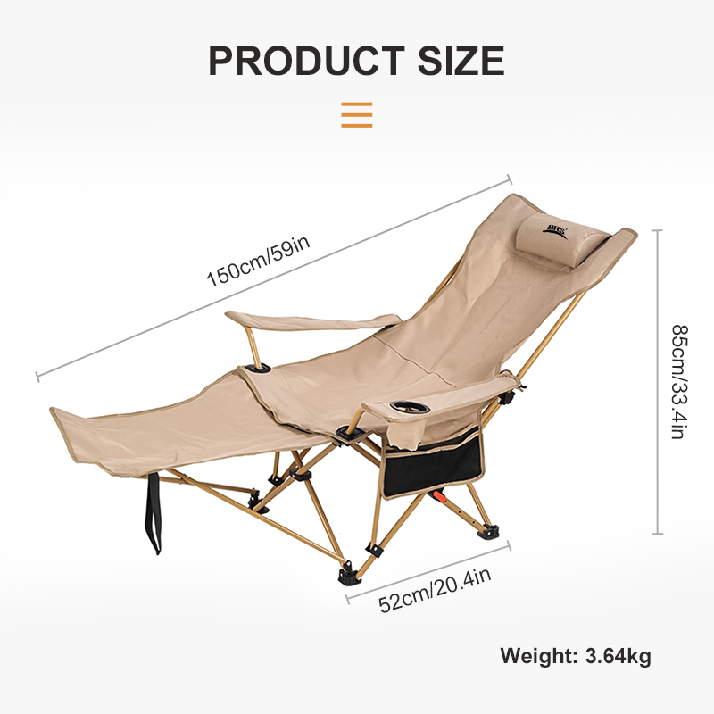 BRS 2-in-1 Reclining Camping C - огляд і ціна Outdoor Camping Recliner