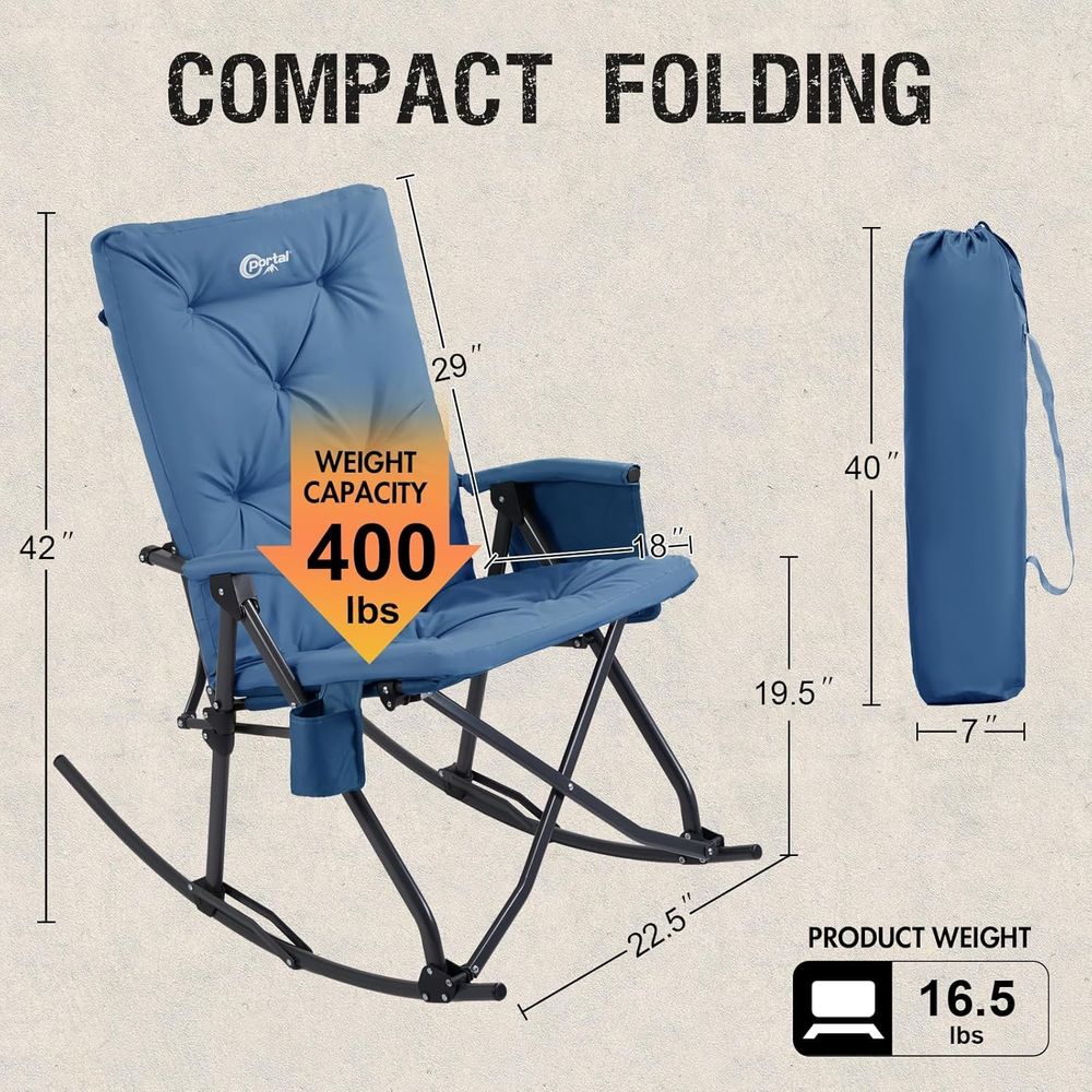 olding Rocking Camping Chair O - огляд і ціна Outdoor Camping Rocker