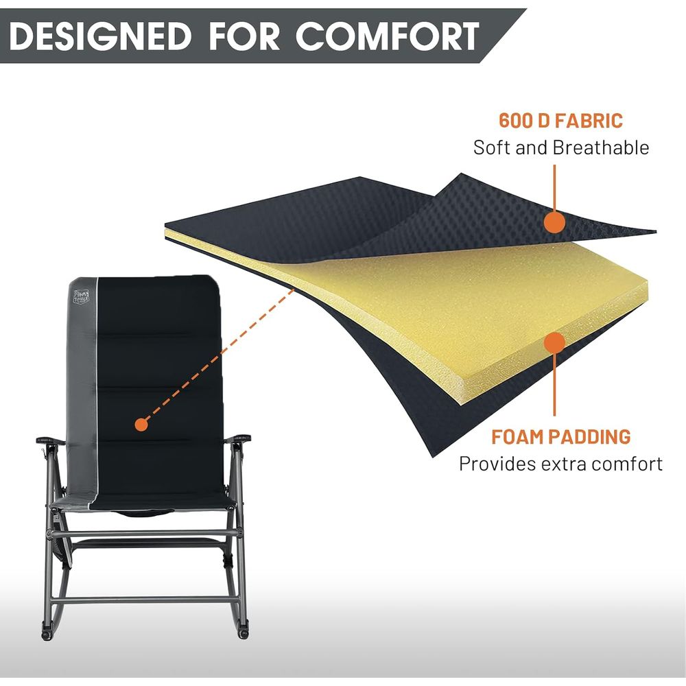 Oversized olding Rocking Campi - огляд і ціна Outdoor Camping Rocker