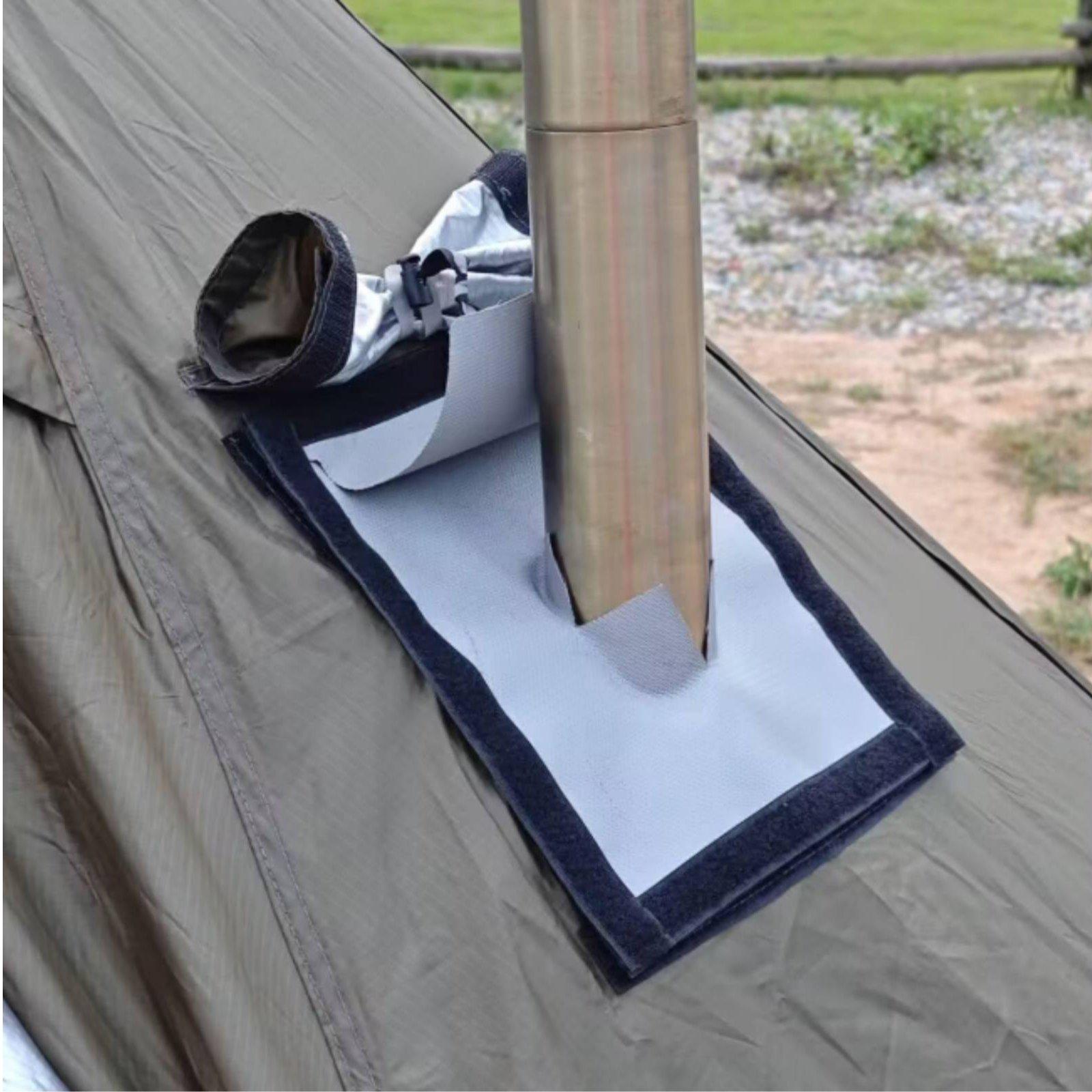 Camping Stove Chimney Guard Fi - огляд і ціна Outdoor Camping Fireplace
