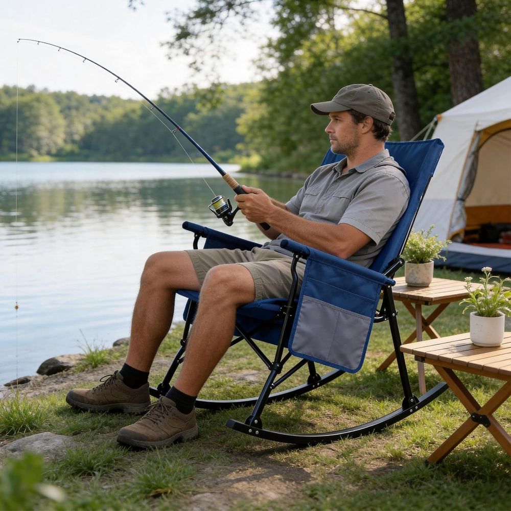 2 Pack High ack Portale Rockin - огляд і ціна Outdoor Camping Rocker