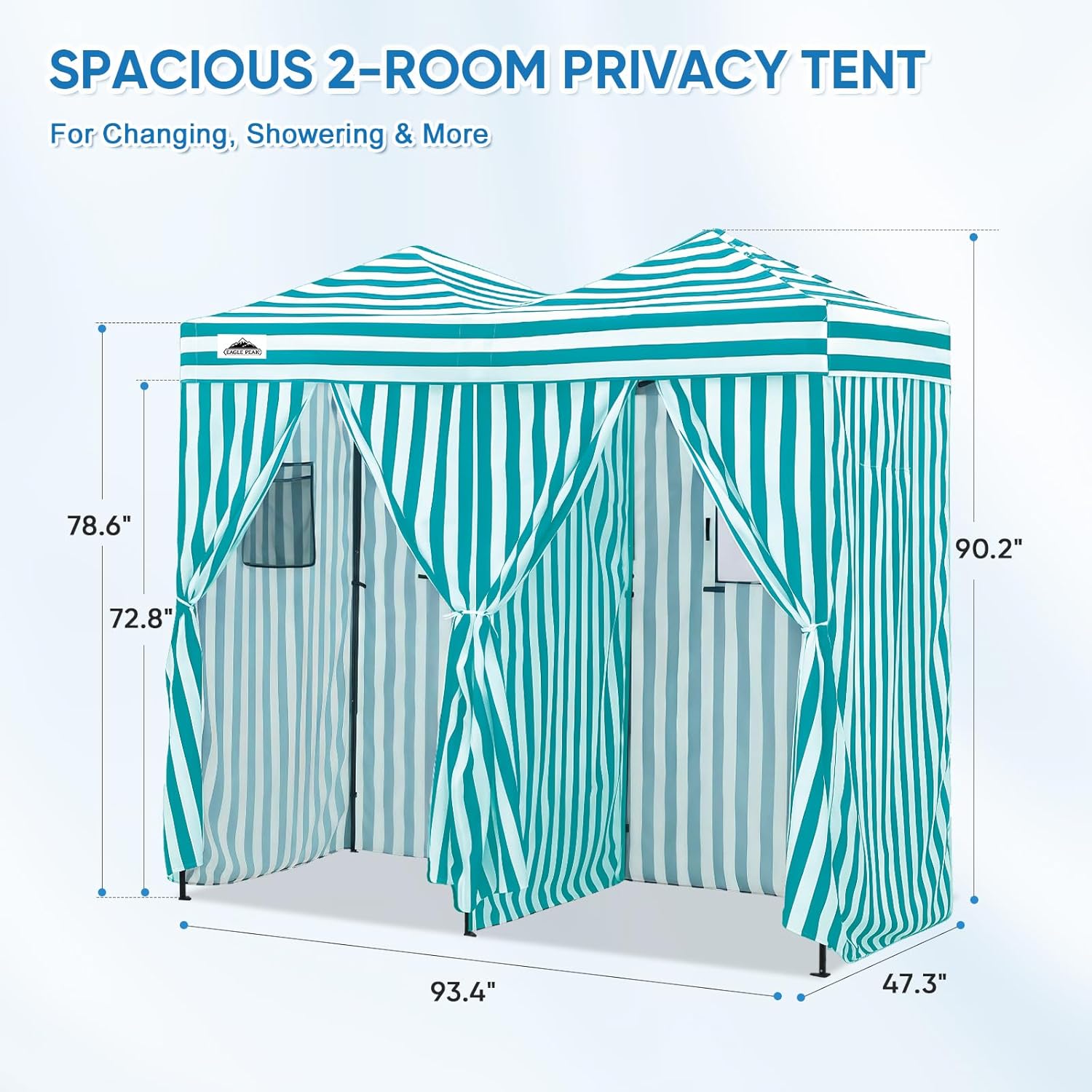Outdoor Portable 2-Room Pop Ch - огляд і ціна Camping Tent