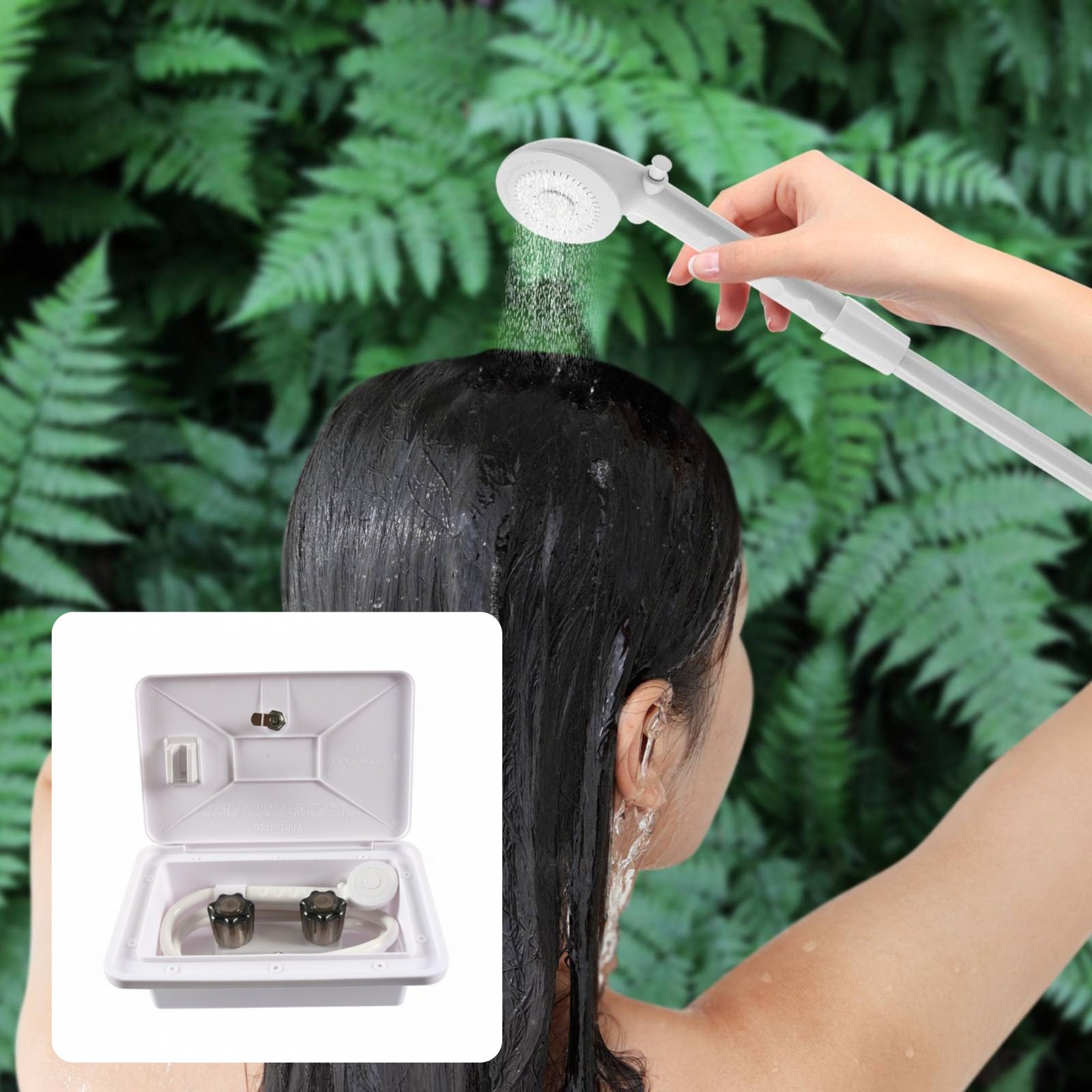 RV Exterior Shower Box Compact - огляд і ціна Outdoor Camping Set