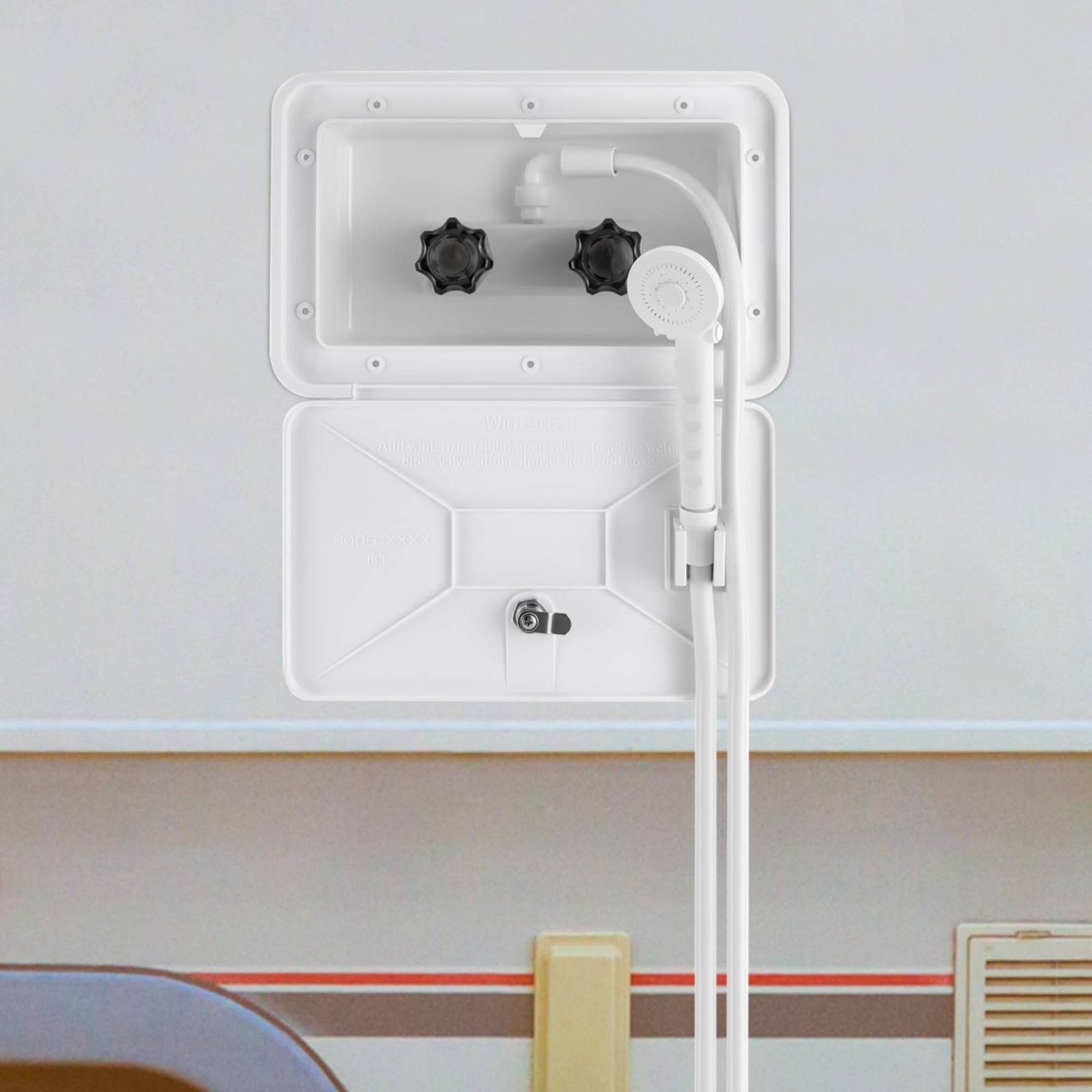 RV Exterior Shower Box Compact - огляд і ціна Outdoor Camping Set