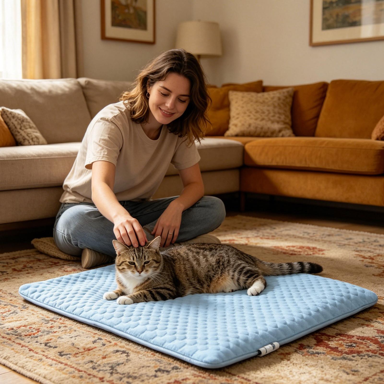 Washable Ice Silk Pet Cooling  - огляд і ціна Outdoor Camping Floor Mat