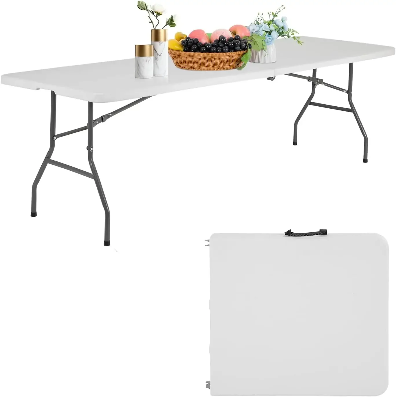 8 FT Folding Tables Plastic 6f - огляд і ціна Outdoor Camping Quotes