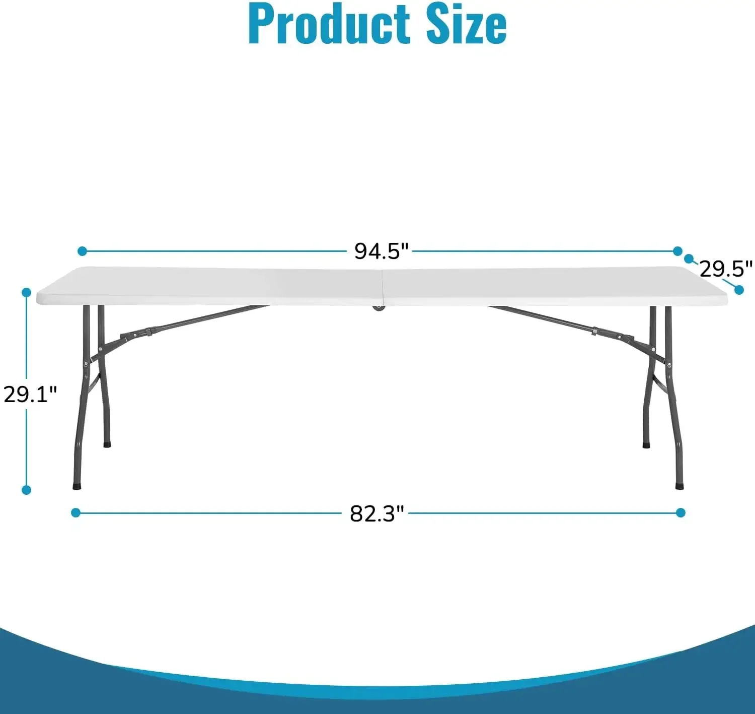 8 FT Folding Tables Plastic 6f - огляд і ціна Outdoor Camping Quotes