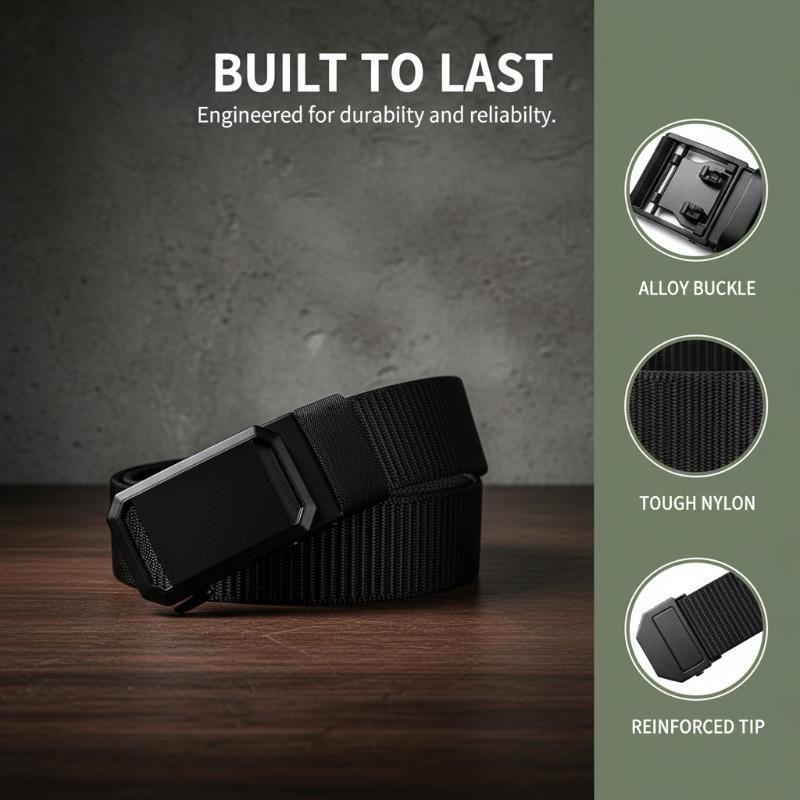 Mens Nylon Belt With Adjustabl - огляд і ціна Outdoor Camping Activities For Adults
