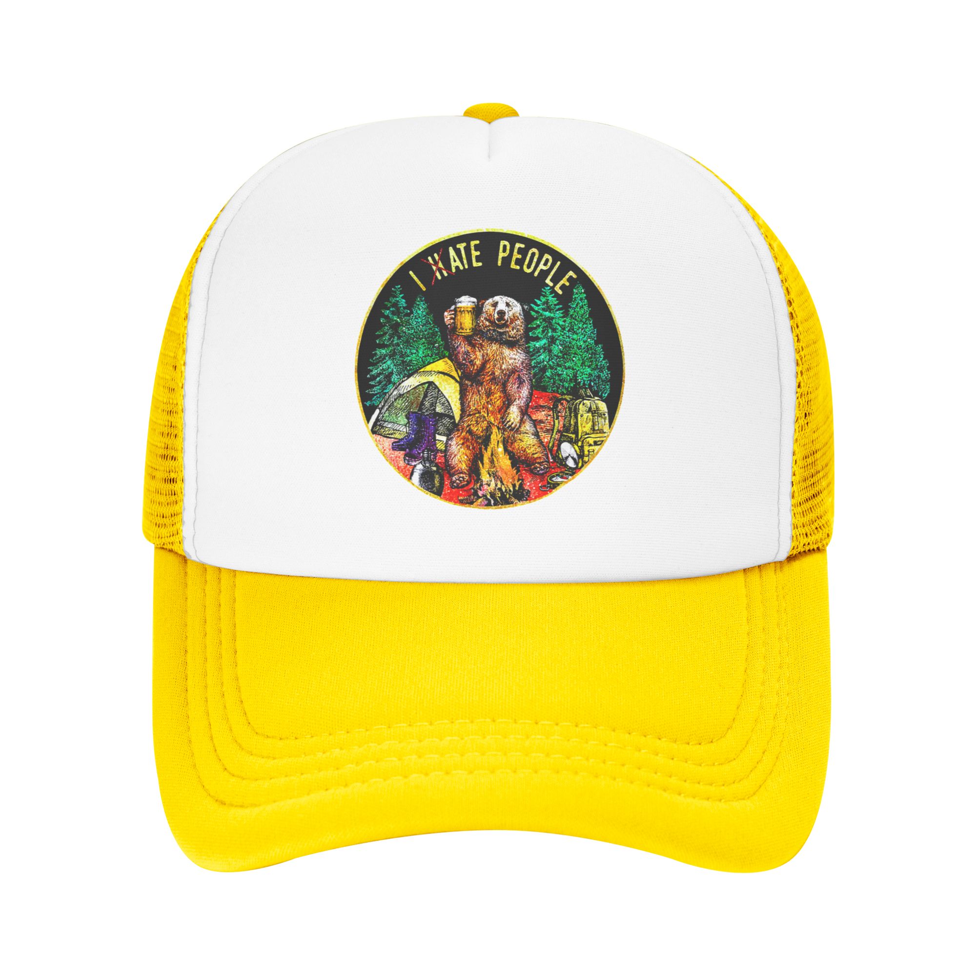 I Hate People Bear Camping Bas - огляд і ціна Outdoor Camping Hat