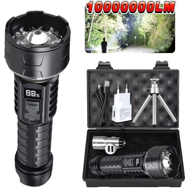 COB LED Flashlight Rechargeabl - огляд і ціна Outdoor Camping Hiking