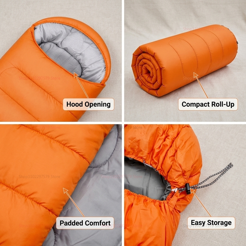 Camping sleeping bag light 4 s - огляд і ціна Outdoor Camping Winter