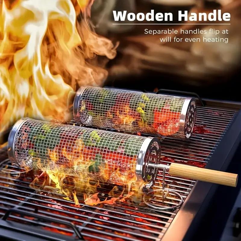 Stainless Steel BBQ Grill Bask - огляд і ціна Outdoor Camping Grill