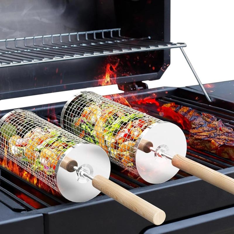 Stainless Steel BBQ Grill Bask - огляд і ціна Outdoor Camping Grill